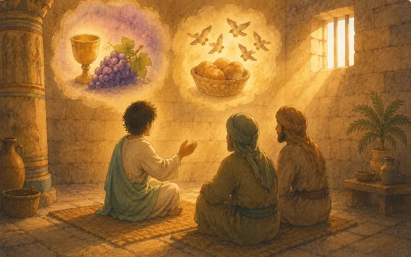 Prophet Yusuf as a young man in Egypt