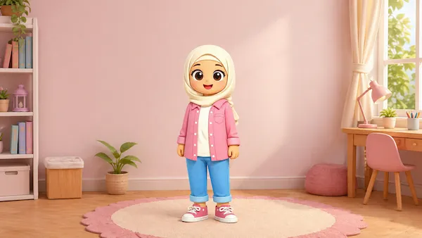 Layan inviting you to find what's different between two scenes